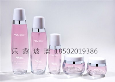綠色玻璃瓶,高檔瓶,化妝品分裝瓶套裝