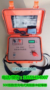 500-2000型充電式,帶數(shù)顯網(wǎng)檢功能起爆器