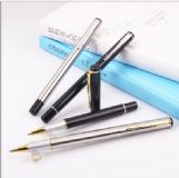 金屬簽字筆RP801高檔商務(wù)黑筆辦公文具用品0.5筆芯中性筆
