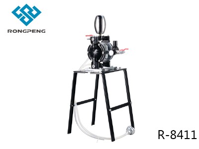 榮鵬8411氣動(dòng)隔膜泵油漆涂料輸送泵噴漆泵工業(yè)級氣動(dòng)雙隔膜泵