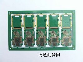 化金(無鉛)六層綠阻焊PCB