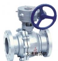 Q341F渦輪法蘭球閥 蒸汽天然氣渦輪球閥